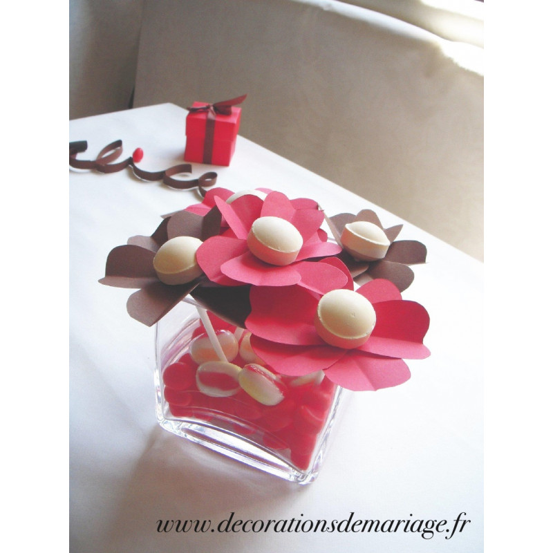 mariage gourmandise menu sucette