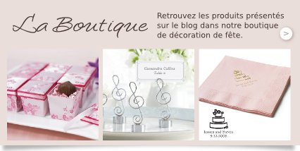 boutique mariage decoration
