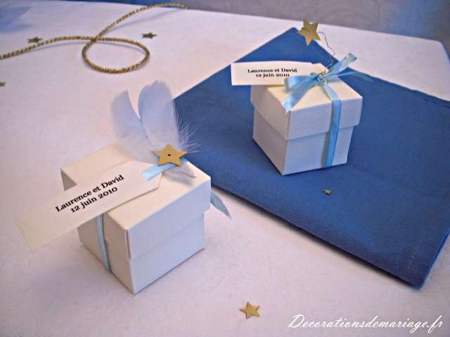 boite dragees cube plumme étoile ange boite dragees cube plumme étoile ange