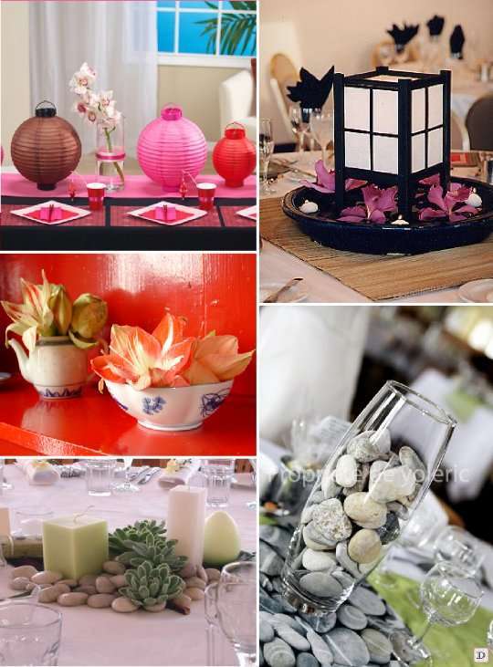 décoration mariage japonais