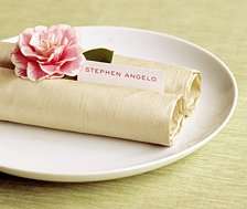  decoration mariage thème asie zen pliage serviette rouleau