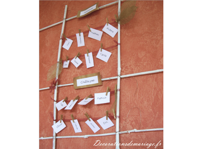 décoration mariage table loisirs créatifs faire soi même bricolage thème automne plan de table rentrée des classes décoration mariage table loisirs créatifs faire soi même bricolage thème automne plan de table baguettes pince à linge feuille squelette