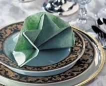 décoration mariage thème cinéma pliage de serviette étoile