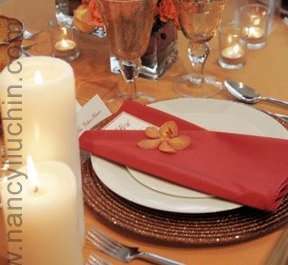 décoration mariage thème cinéma pliage de serviette veste
