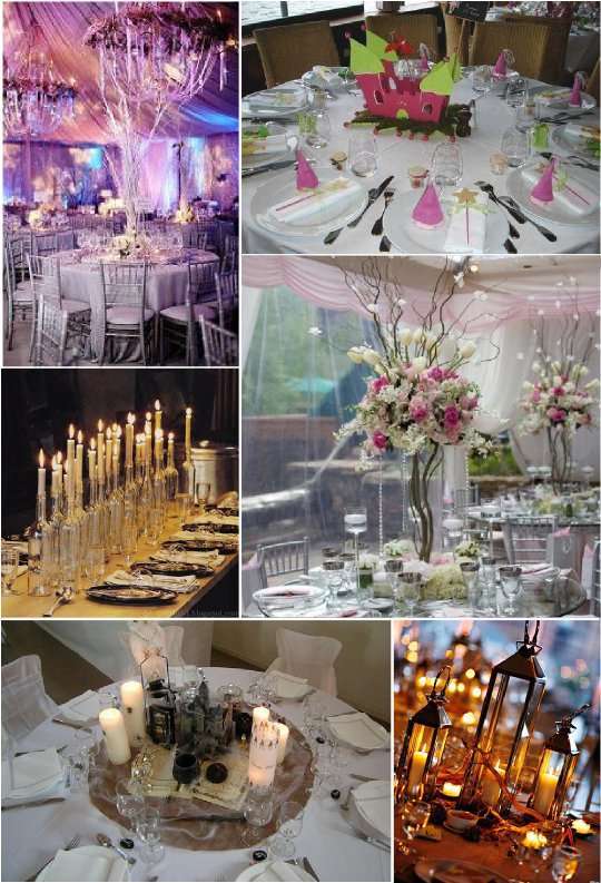 mariage contes de fee decoration table