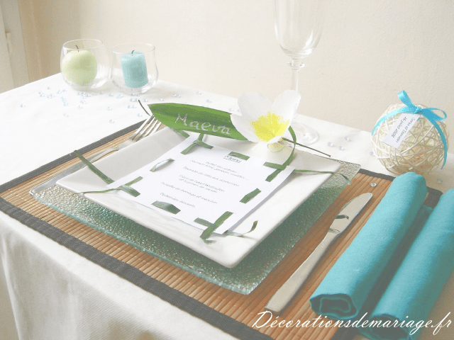  décoration mariage loisirs créatifs bricolage faire soi même thème exotique décoration table