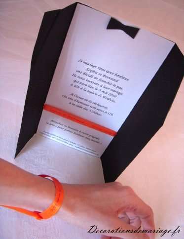 faire part mariage costume faire part mariage costume bracelet ruban