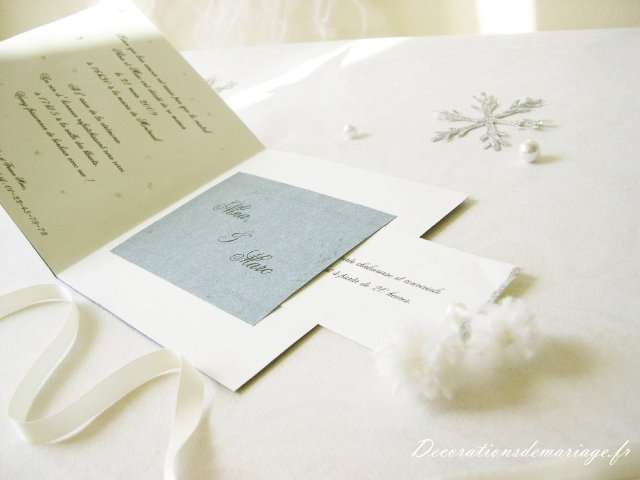 décoration mariage idées thème hiver montagne faire part décoration mariage idées thème hiver montagne faire part loisirs créatifs faire soi même bricolage gris ivoire argent laine perle