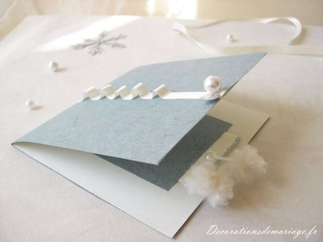 décoration mariage idées thème hiver montagne faire part décoration mariage idées thème hiver montagne faire part faire soi même loisirs créatifs bricolage perle ruban gris ivoire