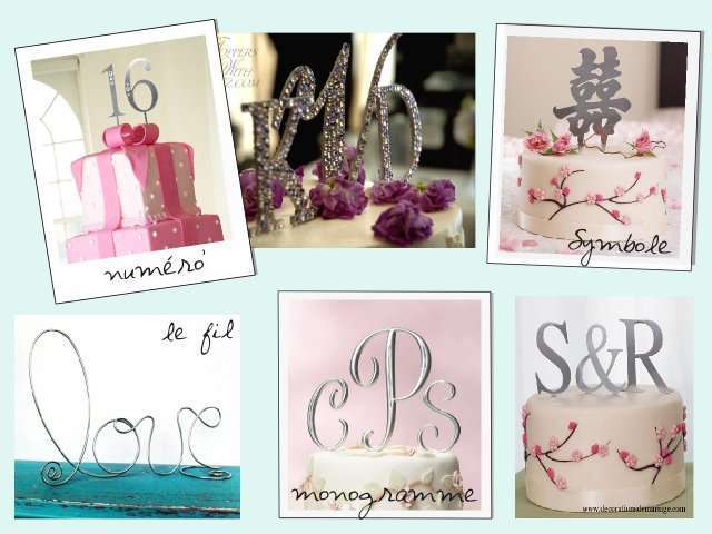 figurine mariage monogramme pièce montée gateau figurine mariage monogramme pièce montée gateau