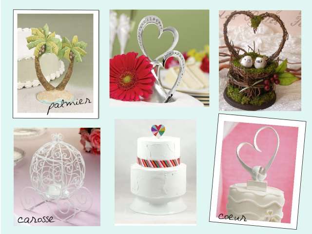 figurine mariage coeur pièce montée gateau figurine mariage coeur pièce montée gateau