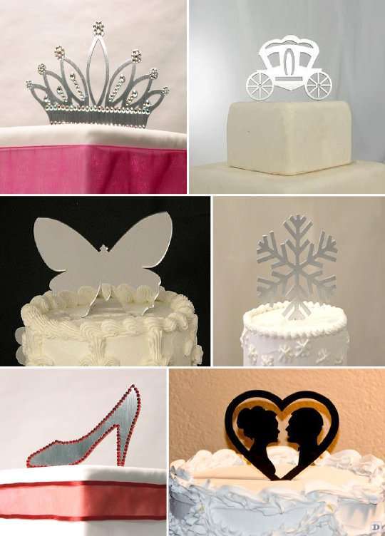 mariage_gateau_piece_montee_metal_couronne_papillon_chaussure_silhouette figurine figurine mariage_gateau_piece_montee_metal_couronne_papillon_chaussure_silhouette