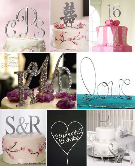 figurine_mariage_piece_montee_monogramme figurine_mariage_piece_montee_monogramme