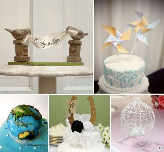 mariage_gateau_piece_montee_globe_moulin_vent_fer_cheval_carrosse figurine figurine mariage_gateau_piece_montee_globe_moulin_vent_fer_cheval_carrosse