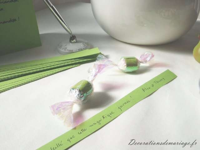 bonbons gourmandise thème mariage