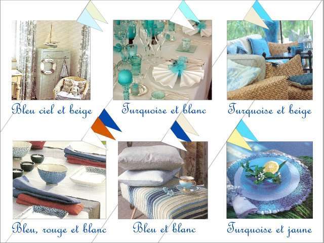 Décoration mariage idées thème mer couleurs Décoration mariage idées thème mer couleurs