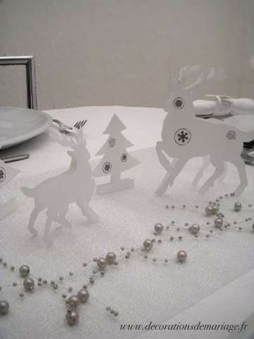 decoration table de noel centre de table_dentelle_papier decoration table de noel centre de table_dentelle_papier