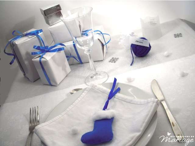 decoration table noel bleu blanc argent decoration table noel bleu blanc argent