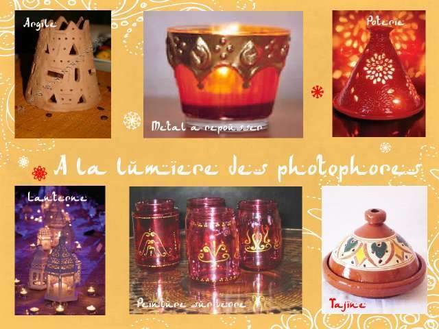 décoration mariage idées thème oriental 1001 nuits bollywood décoration de salle photophore en argile lanterne peinture sur verre métal à repousser tajine