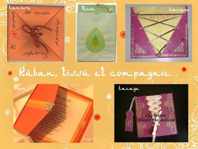 décoration mariage idées thème oriental 1001 nuits bollywood faire part ruban lacet de cuit laçage pochette tissu bijou broche