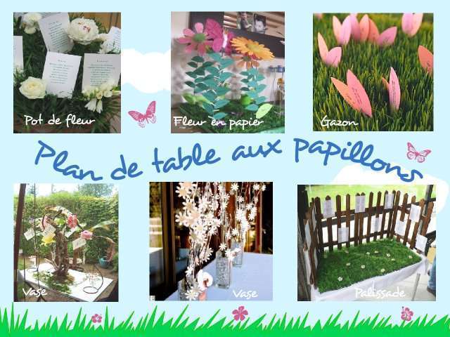 décoration mariage idées thème papillon plan de table décoration mariage papillon nature champêtre plan de table pot de fleur bouquet