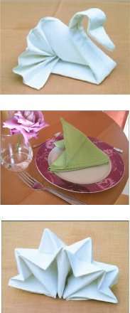 pliage de serviette cygne demi étoile tricorne pliage de serviette cygne demi étoile tricorne