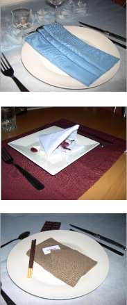 pliage de serviette les vagues rouleau portefeuille pliage de serviette les vagues rouleau portefeuille