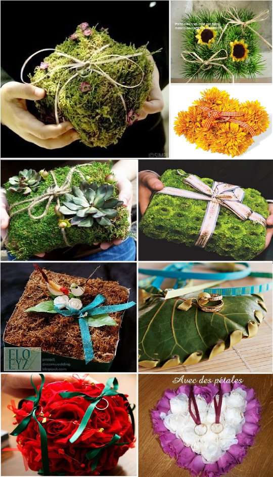 porte alliances mariage coussin vegetal mousse porte alliances mariage coussin vegetal mousse