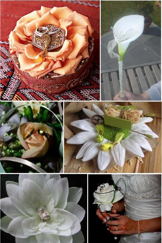 porte alliances mariage coussin vegetal fleur porte alliances mariage coussin vegetal fleur