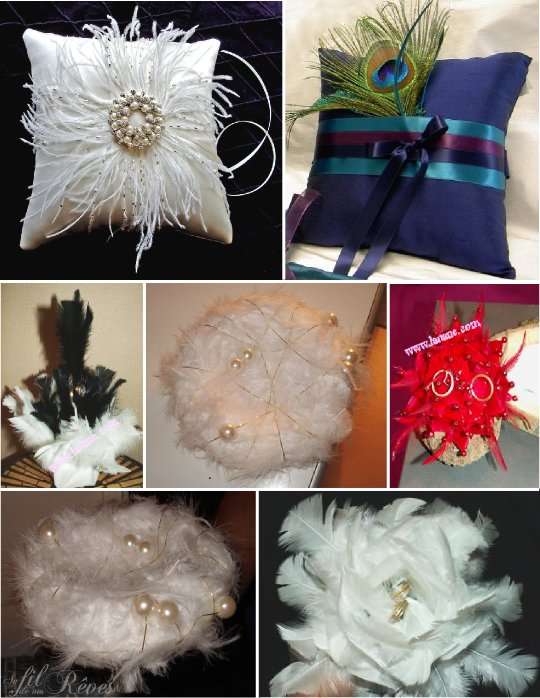 porte alliances mariage plume porte alliances mariage plume