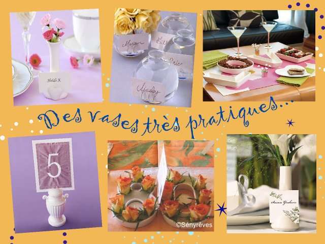 Noms de table mariage présentation vase porte nom plat porte Nom de table mariage loisirs créatifs bricolage faire soi même présentation en verre vase porte nom lettre chiffre en plat