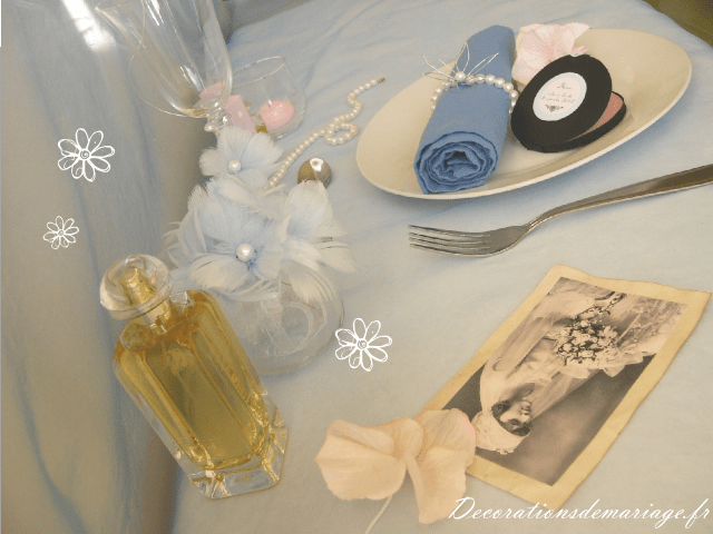 décoration mariage idées thème années folles rétro décoration de table décoration mariage idées thème années folles rétro table bleu et rose pastel perles plume fer loisirs créatifs bricolage faire soi même