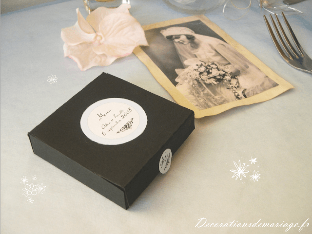  idées décorations mariage thème rétro années décoration de table menu boîte de cigares  loisirs créatifs bricolage faire soi même