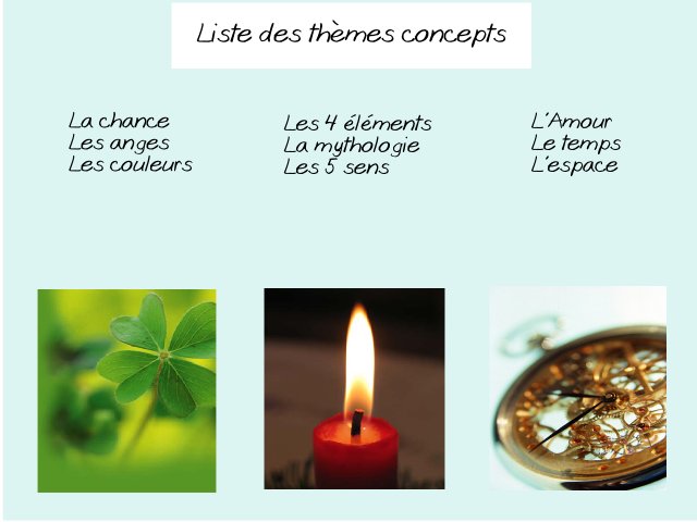  liste choisir trouvée idées thème de mariage l'amour les 5 éléments les anges les couleurs chance temps