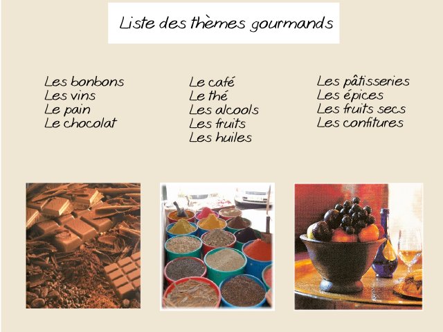  liste trouver choisir idées thème de mariage gourmandise épices bonbons pain fruits chocolat