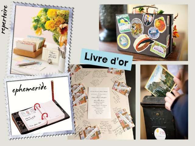 Wedding guest book travel
