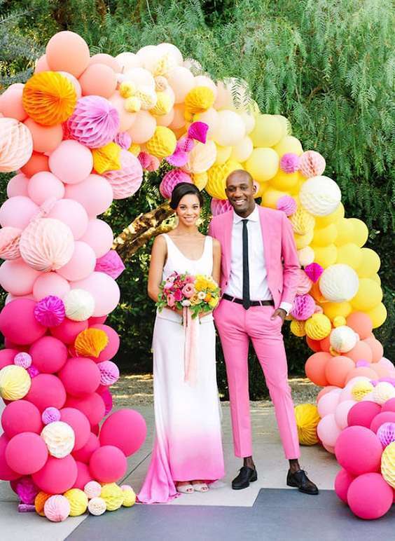 arche de ballons mariage portique 