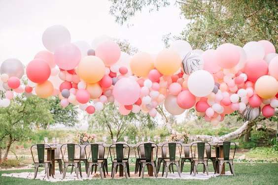 decoration mariage arche de ballons