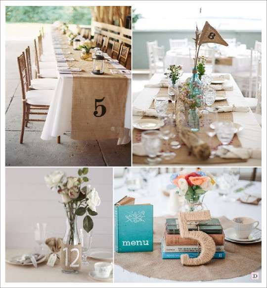Door numero name table runner burlap bottle flag rope on number porte numero table nom chemin de table toile de jute bouteille drapeau corde sur numéro