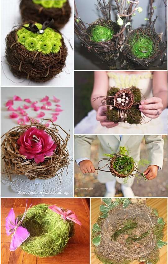 Door alliance vegetal floral composition nest porte alliance vegetal composition florale nid