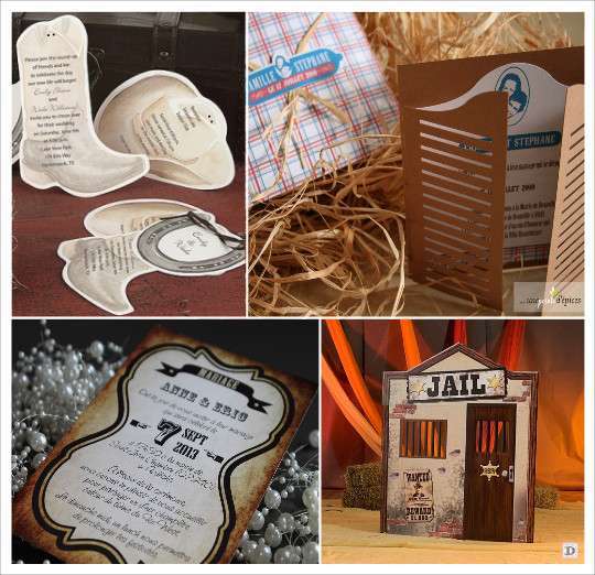 decoration mariage western country