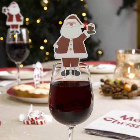 Les 10 marque places père Noel Les 10 marque places père Noel