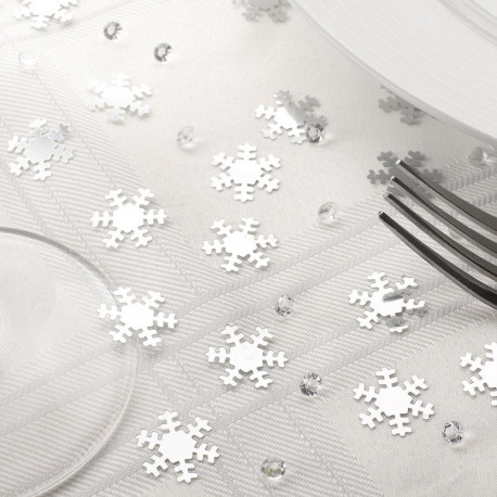 Les paillettes flocon de neige argent Les paillettes flocon de neige argent