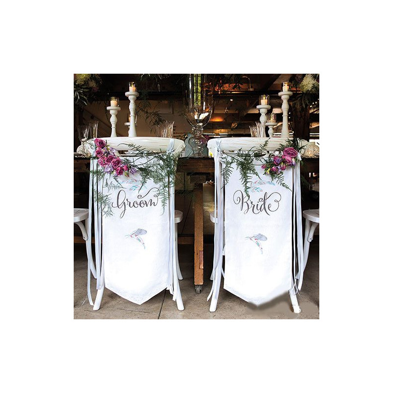 Housse De Chaise Mariage Personnalisee