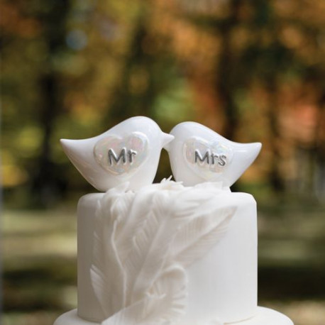 La figurine oiseaux Mr & mrs La figurine oiseaux Mr & mrs