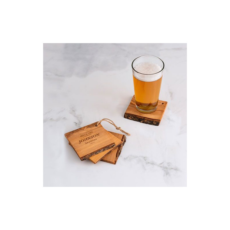 Dessous De Verre En Bois Gravé Laser Pour Donjons & Dragons - 13 Designs De Classes Et DM - Plateau à Dés Intégré