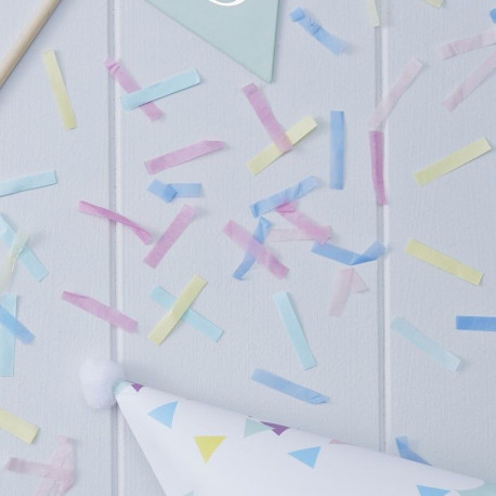 Les confettis de table bandes multicolores Les confettis de table bandes multicolores