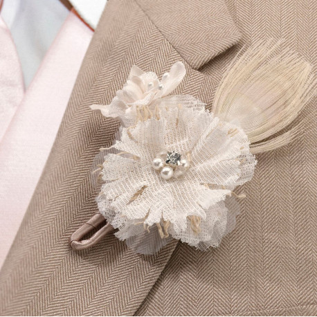 La boutonnière mariage coquillage La boutonnière mariage coquillage