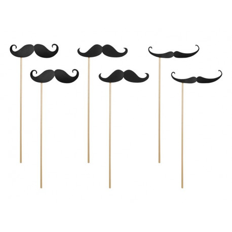 Les 8 accessoires moustaches pour photobooth Les 8 accessoires moustaches pour photobooth