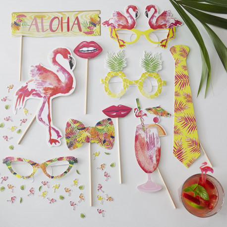 Le kit photobooth tropical Le kit photobooth tropical
